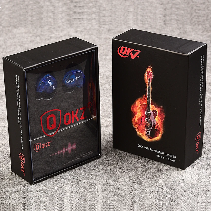 QKZ W6 PRO 3.5mm Jack fone de ouvido Outdoors Sports Earbud Hifi Quality Detachable Headphone - ANKUX.COM