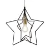 New style geometric metal chandelier frame art deco
