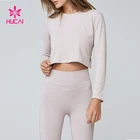 Wholesale women yoga wear sports suit new design custom tops and leggings set