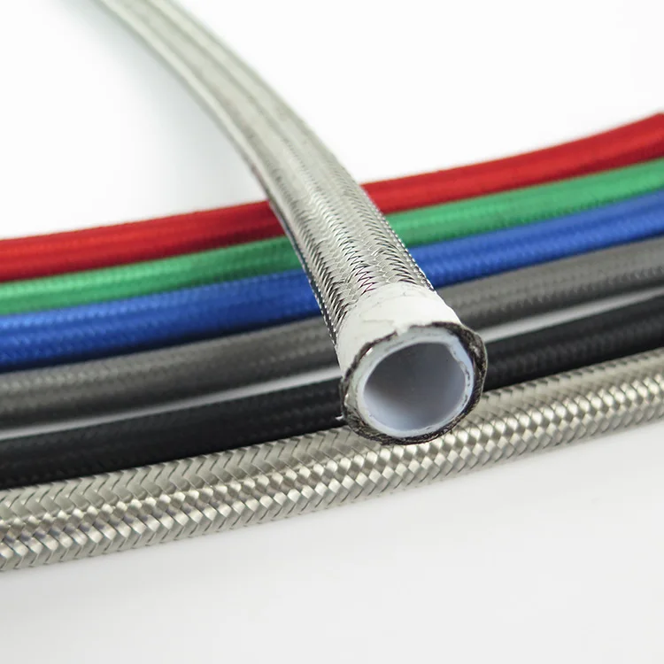 YATAI 5/8 inch high temperature brake hose ptfe convoluted braided stainless steel hose
