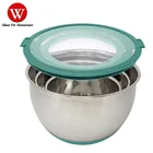 Stainless Steel Mixing bowl with transparent lid