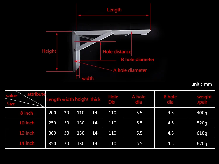 Mounting Bracket Type Home Application Air Conditioner Bracket