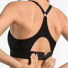 quality girls hot sex seamless women's sports bra with pocket, sexy gym wear