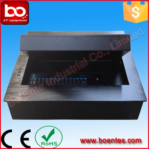 New Arrived Lcd Flip Up Monitor Lift With Monitor And Keyboard For