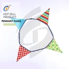 New fashion design string triangle pennant flags custom