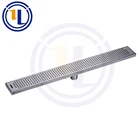 CE and ISO certification new design toilet linear floor drain stainless steel linear shower drain