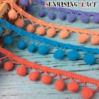 Packaging Customization Wholesale Pompom Tassel Fringe For Cushion