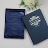 Customized luxury clear acrylic invitation with box IC-020