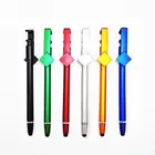 Advertisement gift Plastic Promotion Customized Business Press Press down Touch screen Mobile phone Bracket pen
