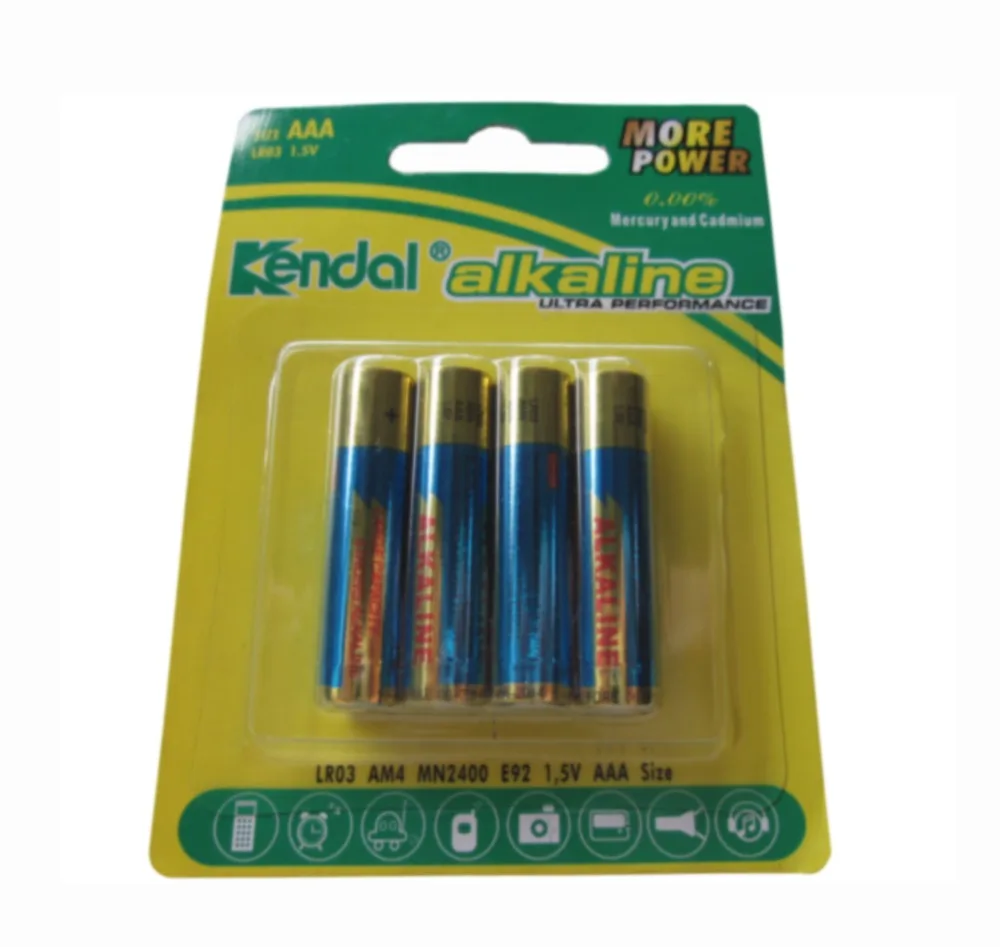 Kendal Brand Aaa Alkaline Batteries Lr03 Buy Alkaline Batteries,Aaa