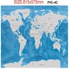 Personalizzabile Factory Outlet Mappa Del Mondo Graffiato Mappa Oceano Graffiato Mappa