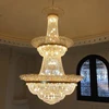 154 Lights large hotel chandelier with K9 crystal
