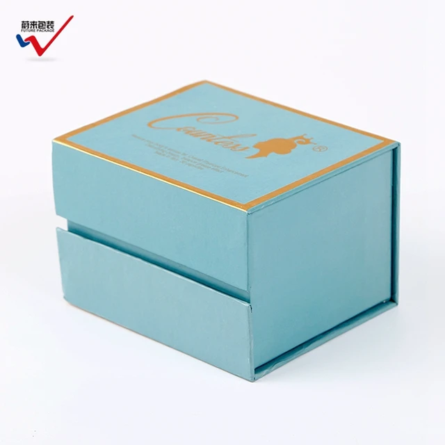 black book shape packaging paper gift box with magnetic closure