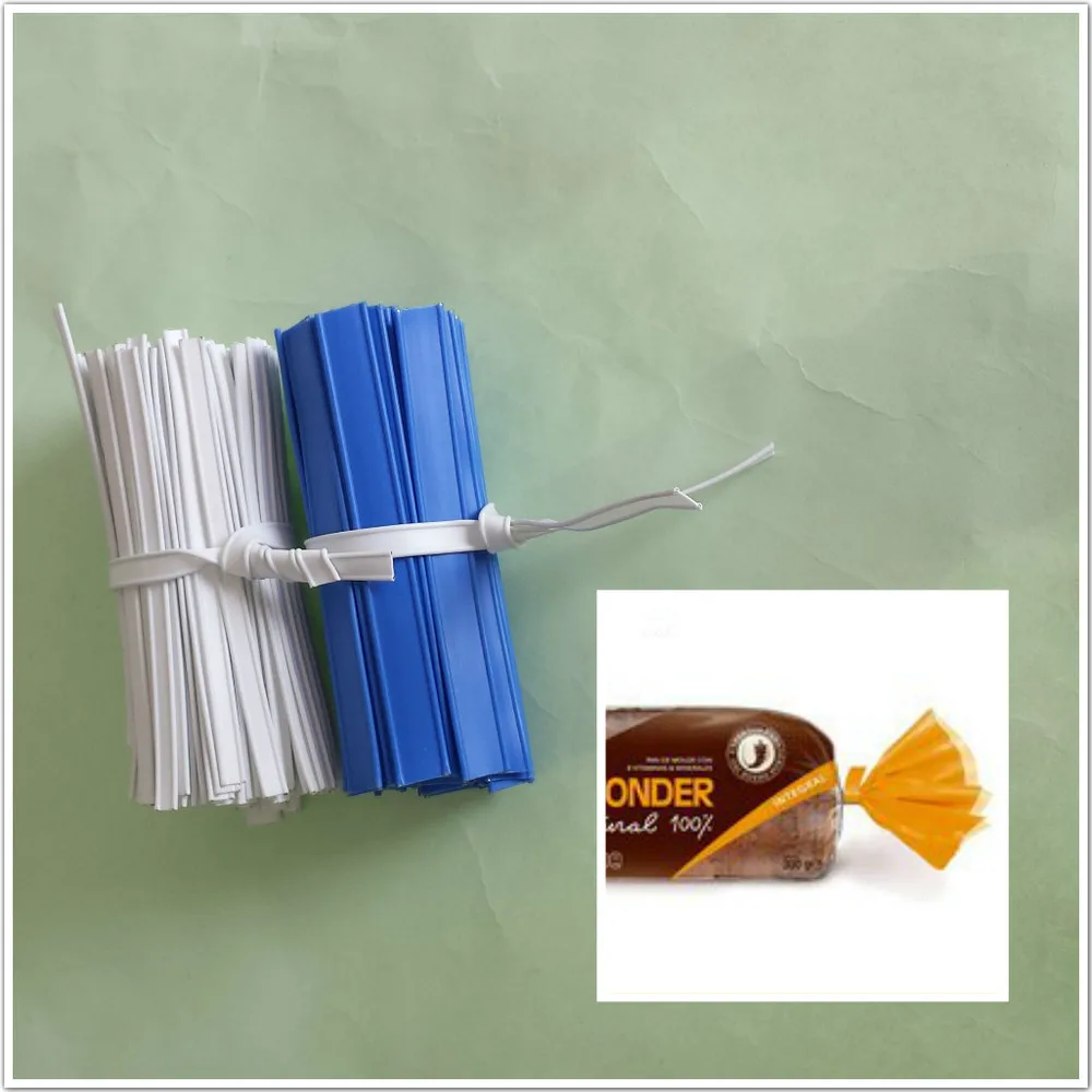 MT Products White Plastic Chip and Bread Bag Clips