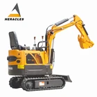 China hydraulic new 1 ton mini crawler excavator price