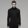 WM-053 PUNK RAVE Uniform black fashion designer men t-shirt sweater