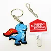 Friendship pvc keyring custom cartoon figure soft rubber pvc keychains for best friend gifts