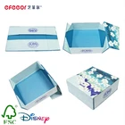 Book shape Custom folding paper flat pack box luxury magnetic gift box with magnet closure