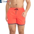 Men s Swim Trunks Quick Dry Mesh Lining Beach Shorts Fashion Casual Short with Pockets