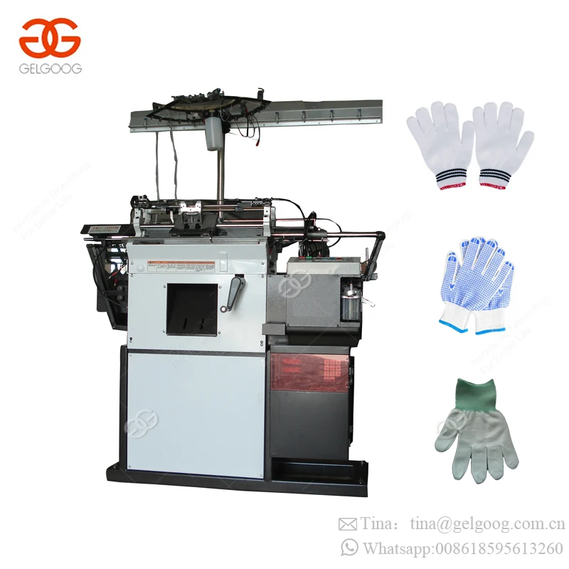 Commerical Used Fully Automatic Cotton Yarn Working Gloves Knitting Making Production Line Knitted Hand Gloves Knitting Machine