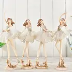resin statue decoration , resin ballet dancer girl statue