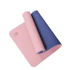 PIDEG hot sale eco friendly yoga mat tpe 6mm double layer