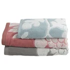 China towel specification 100% cotton terry yarn dyed velour towel