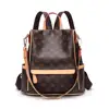 New Fasion Outdoor Travelling Causal PU Leather Women Backpack