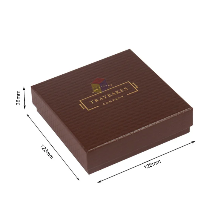 retail square fancy cardboard food grade chocolate box