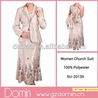 Fashionable Ladies three pieces skirt sets for women blouses for church
