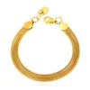 316L stainless steel 18k gold plated chain bracelet