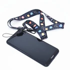 Custom Sublimation Printing Polyester ID Badge Neck Lanyard No Minimum Order Quantity