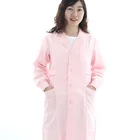 Wholesale high end hospital pink nurses uniform scrubs fashion for working