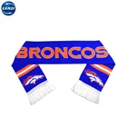 Promotional custom sports knitted soccer scarf