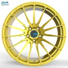 Yellow Deep lip Car 21 Inch Forged racing Wheels