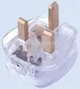 Electric safety plug,3 pin plug adapter,inch plastic plugs