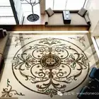 Natural Marble Medallion Floor Tile Cheap Prices Marble Waterjet Stone Waterjet Medallion Carpet White Flooring Tiles