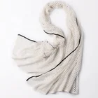 New Solid Color 100%Cashmere Shawl Scarf Hollow Soft High Quality Mongolian Cashmere Scarf
