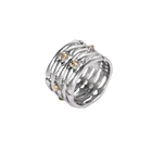 best selling silver ring wholesale for women and men and kids by handwork high quality ring jewelry making