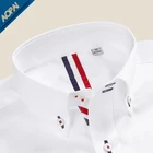 100% cotton oxford slim fit casual shirts for men