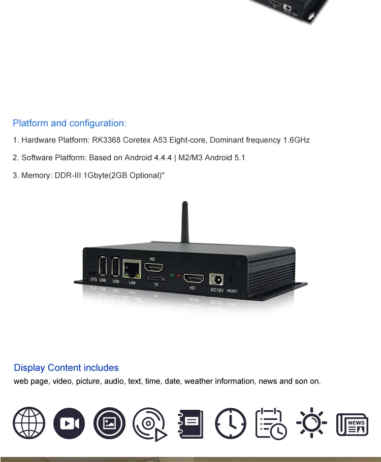 4 K H.265 d&eacute;codage vid&eacute;o r&eacute;seau gestion lecteur multim&eacute;dia - ANKUX.COM