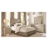 High Quality Modern Fashion style king size luxury bed grey bedroom furniture