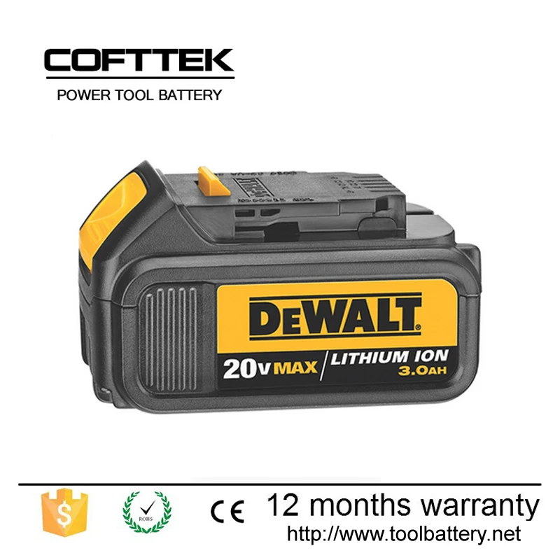 Replacement Battery For Dewalt Cordless Drill 20v 5.0ah Rechargeable