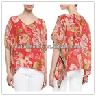 Blouse Net Sarees With Women Mix-print Short Sleeve Casual Blouse Net Sarees With Net Blouse Designs
