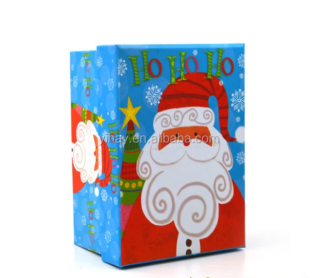 free samples 2018 hot sale christmas gift printing paper boxes