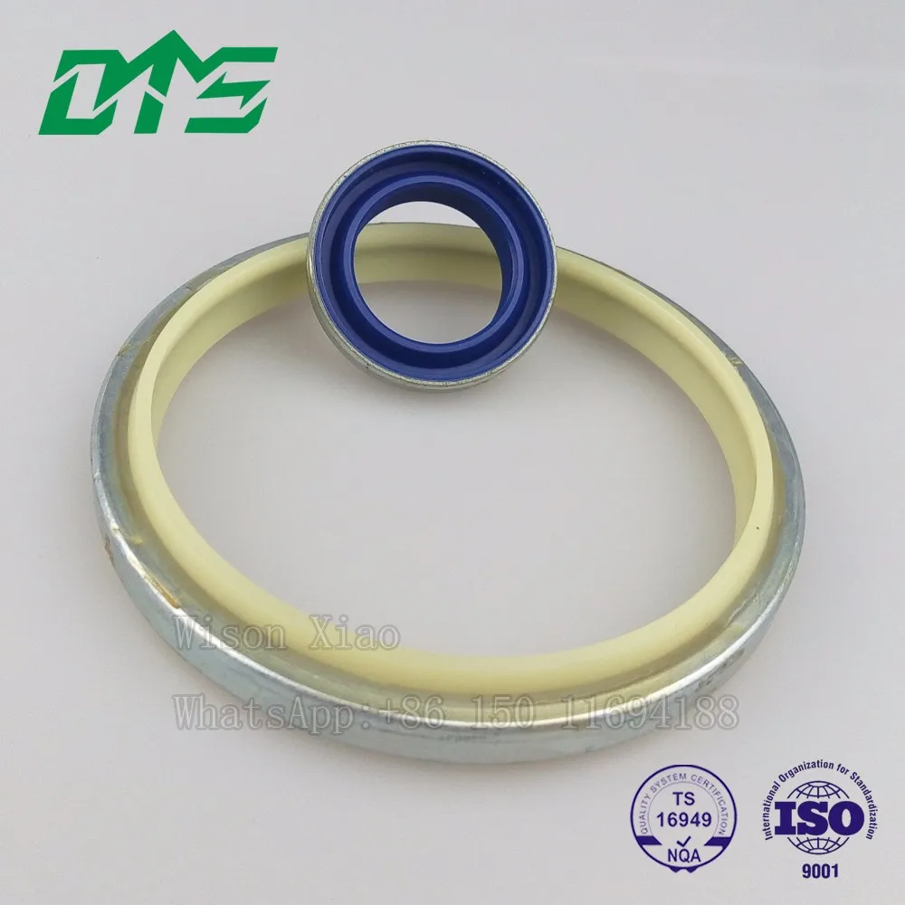 PU+Steel High Quality Hydraulic Dust Seals DKBI Blue/yellow color