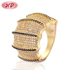 Fashion Women Gemstone Jewelry Cz Big Diamond Ring