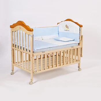 simple wooden cot