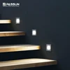 Modern indoor home fancy 1w foot lamp recessed led step lights stair wall light