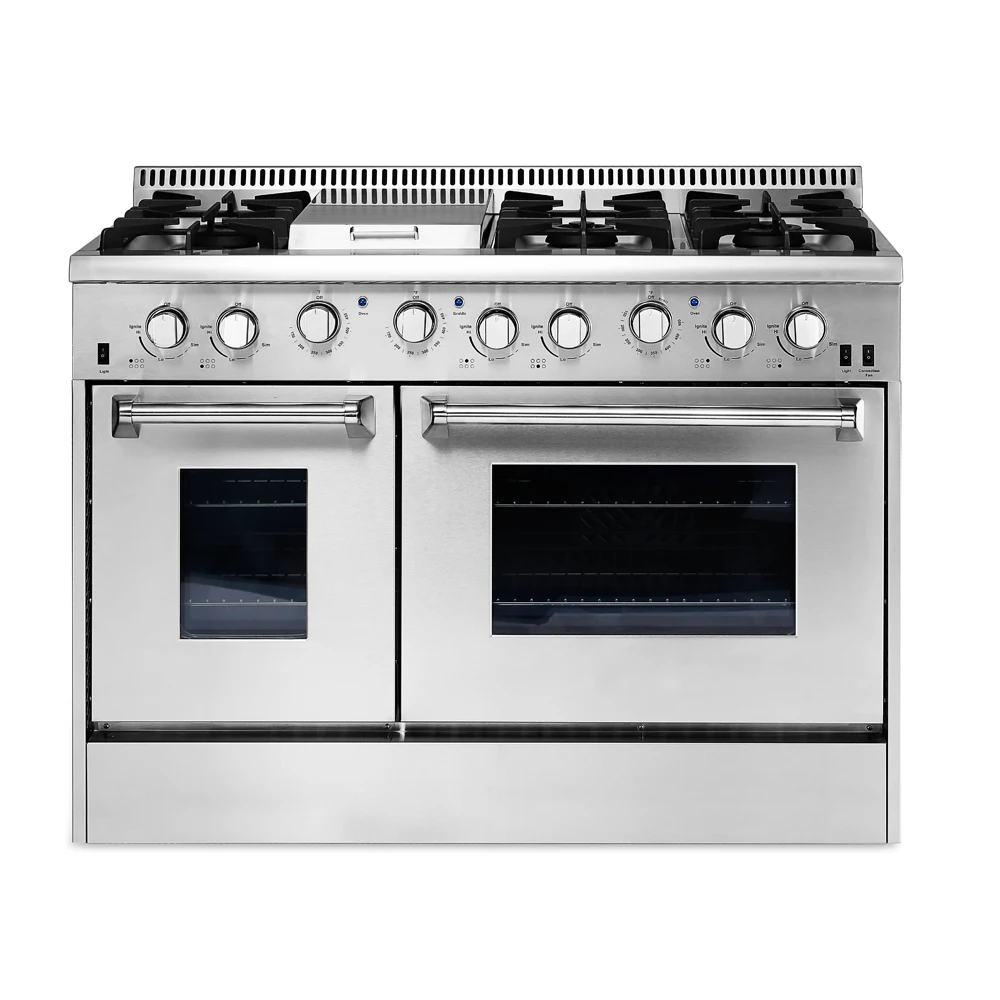 Usa Range Oven Commercial Electric Range With Grill Top View Usa